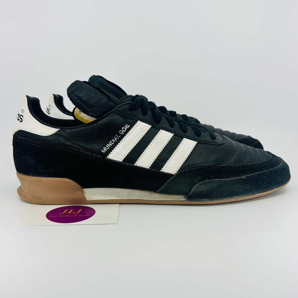 Adidas Men's Mundial Goal Soccer Shoes Core Black / Core White 019310 Size 11